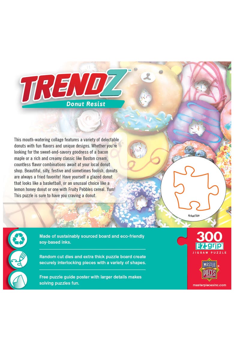 Donut Resist 300 Piece Jigsaw Puzzle, Alternate, color, Multicolor