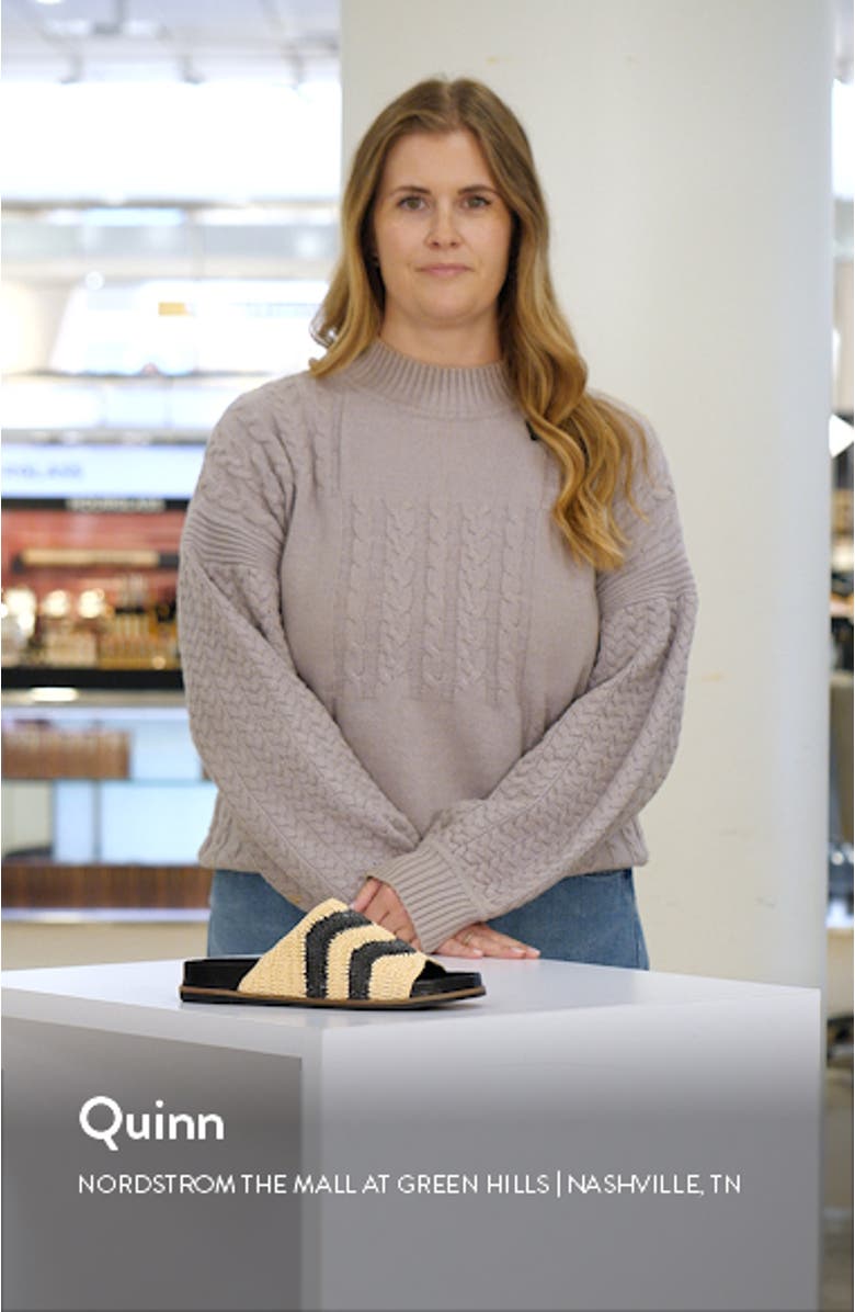 Squish Raffia Sandal, sales video thumbnail