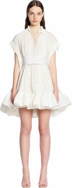Lanvin Short Charmeuse Dress