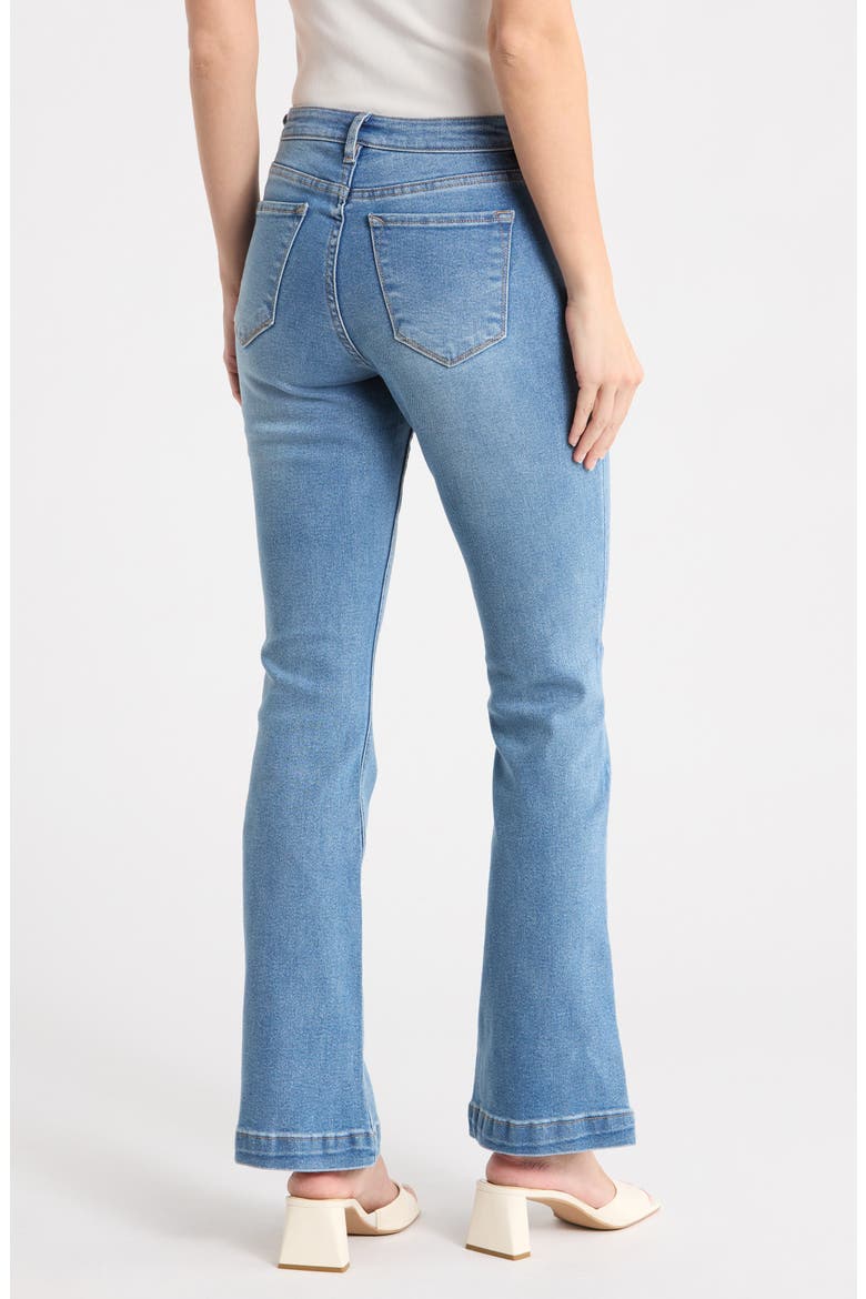 Low Rise Trouser Bootcut Jeans, Alternate, color, MED WASH