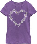 Lost Gods Girl's Lost Gods Daisy Heart  Graphic T-Shirt