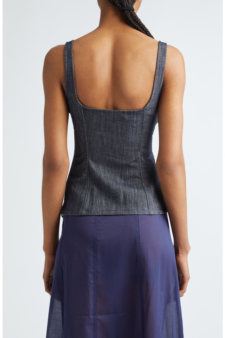 Bonaire Denim Top, Alternate, color, DENIM