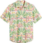 Tommy Bahama Bahama Coast Palm Pointed IslandZone® Short Sleeve Button-Up Shirt