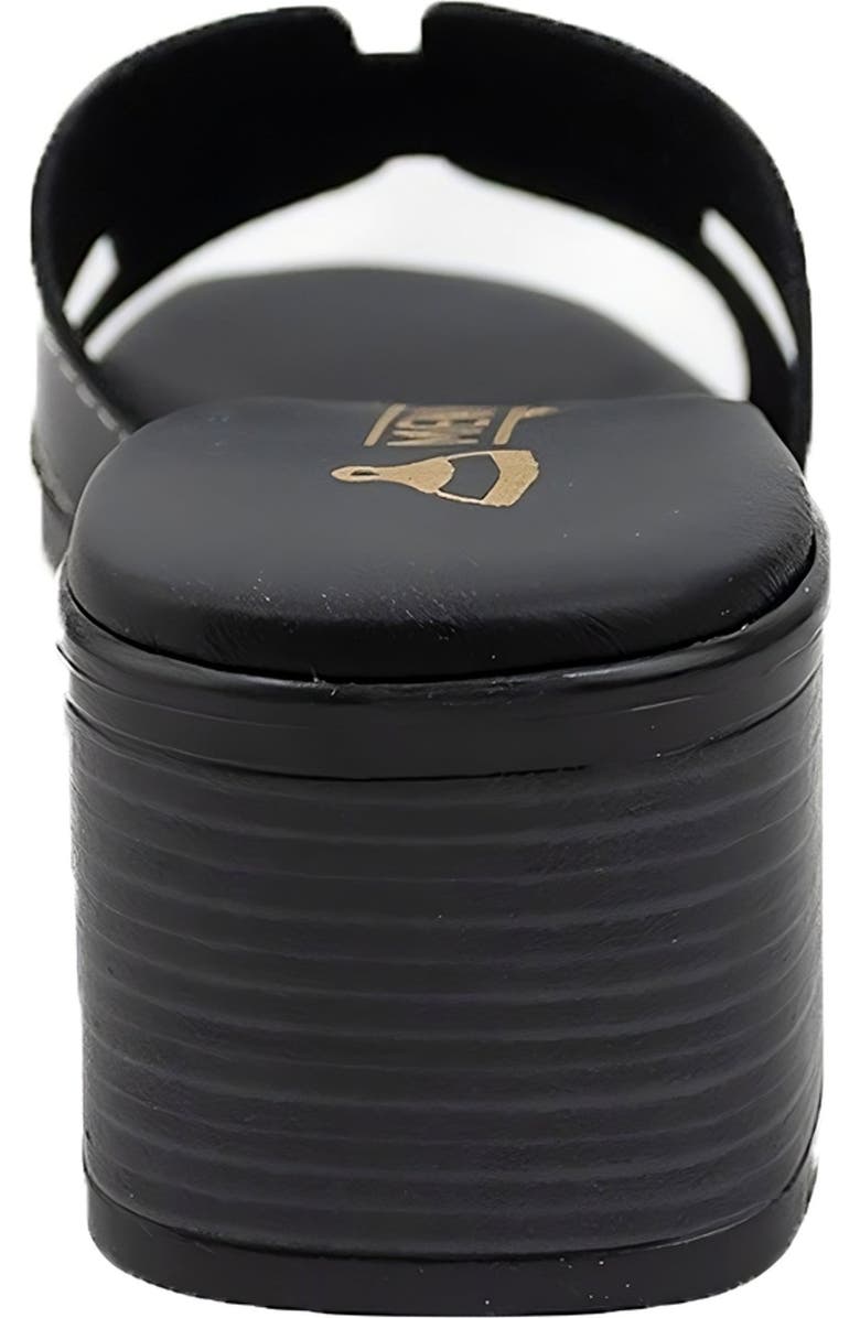 Menina Step Sorrento Leather Medium Heel Sandal, Alternate, color, Black