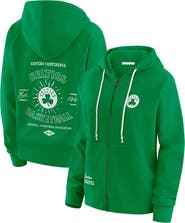 WEAR by Erin Andrews Women's WEAR by Erin Andrews Green Boston Celtics Vintage Full-Zip Raglan Hoodie