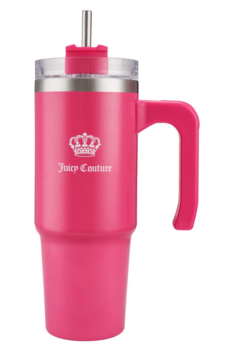 31.5-Ounce Stainless Steel Tumbler, Main, color, HOT PINK