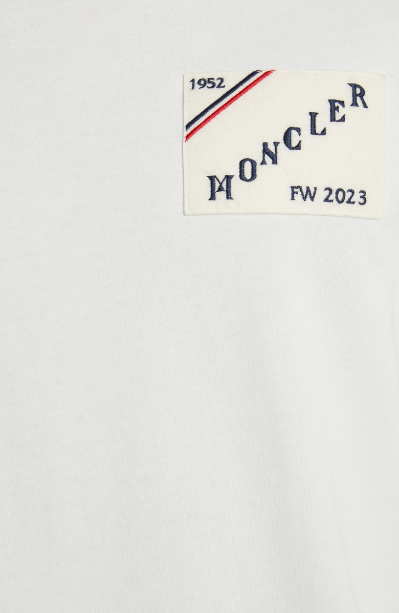 Moncler Embroidered Logo Patch Long Sleeve T-Shirt, Alternate, color,