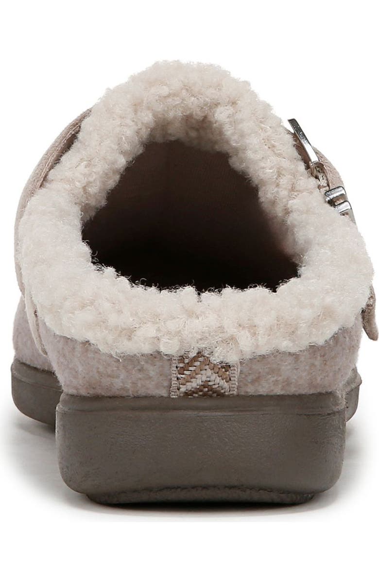 BZees Eternity Faux Shearling Clog, Alternate, color, Beige
