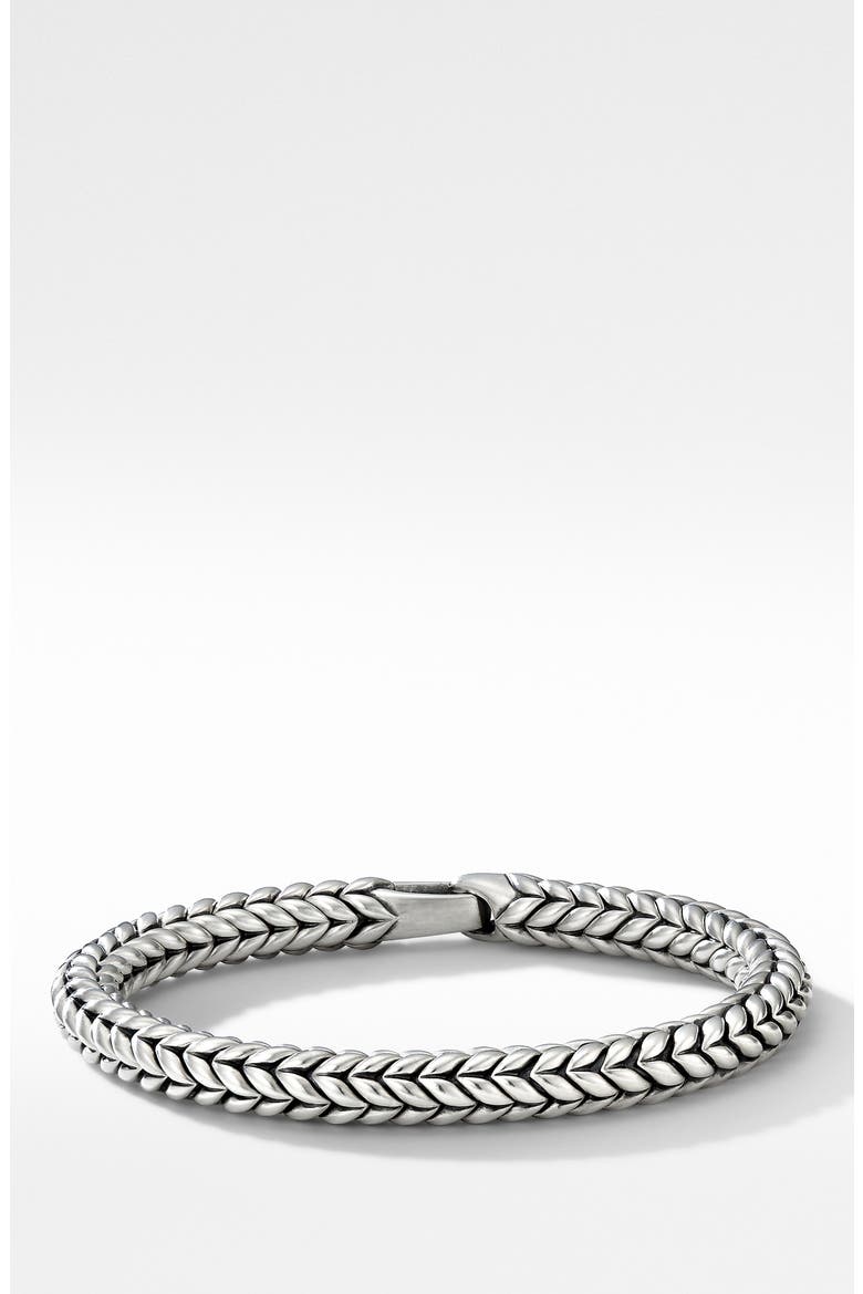Chevron Bracelet, Main, color, SILVER