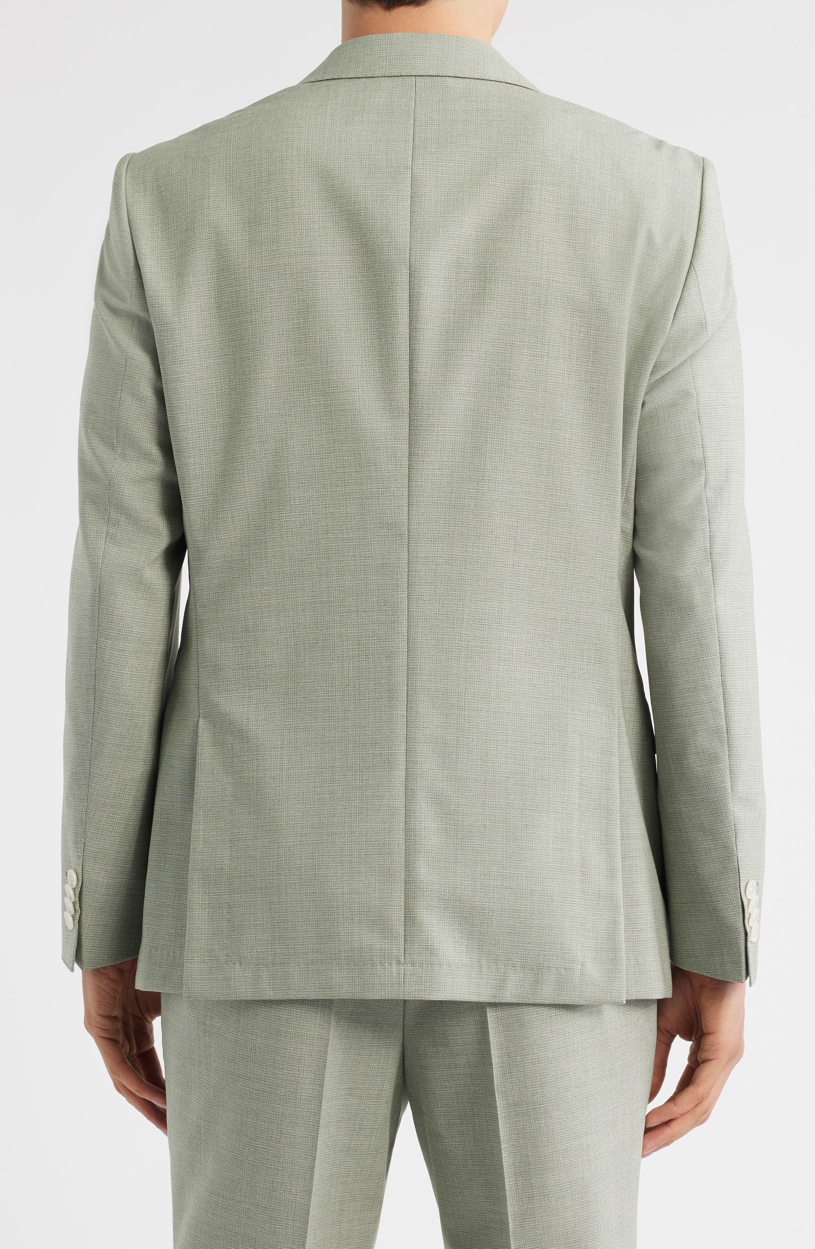 Hutson Slim Fit Microcheck Wool Blend Sport Coat - image 2