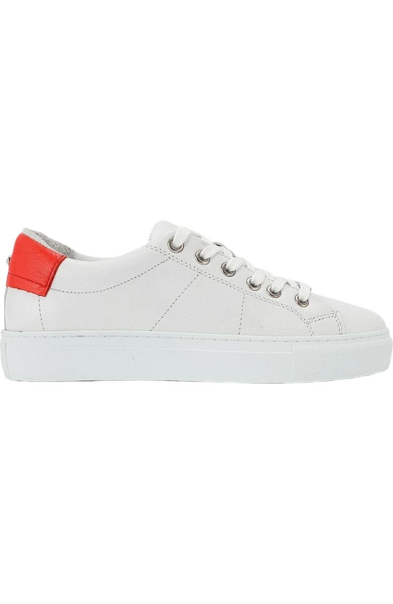 Forever & Always Shoes Ayverie Leather Sneaker, Alternate, color, White Leather