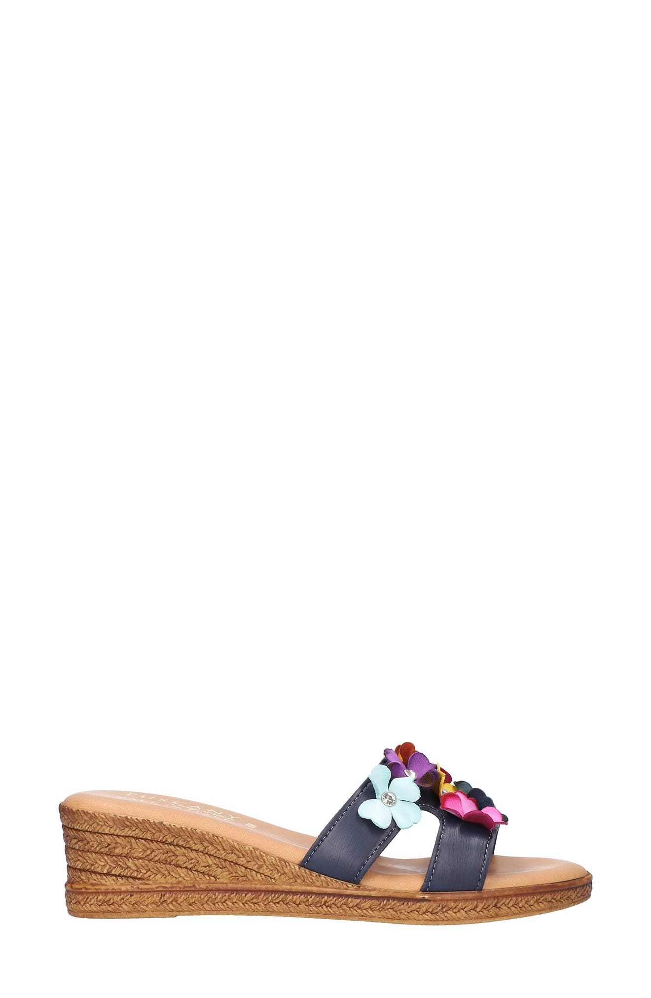 TUSCANY by Easy Street<sup>®</sup> Lilla Wedge Slide Sandal, Alternate, color, 