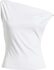 Open Edit Twist One-Shoulder Top