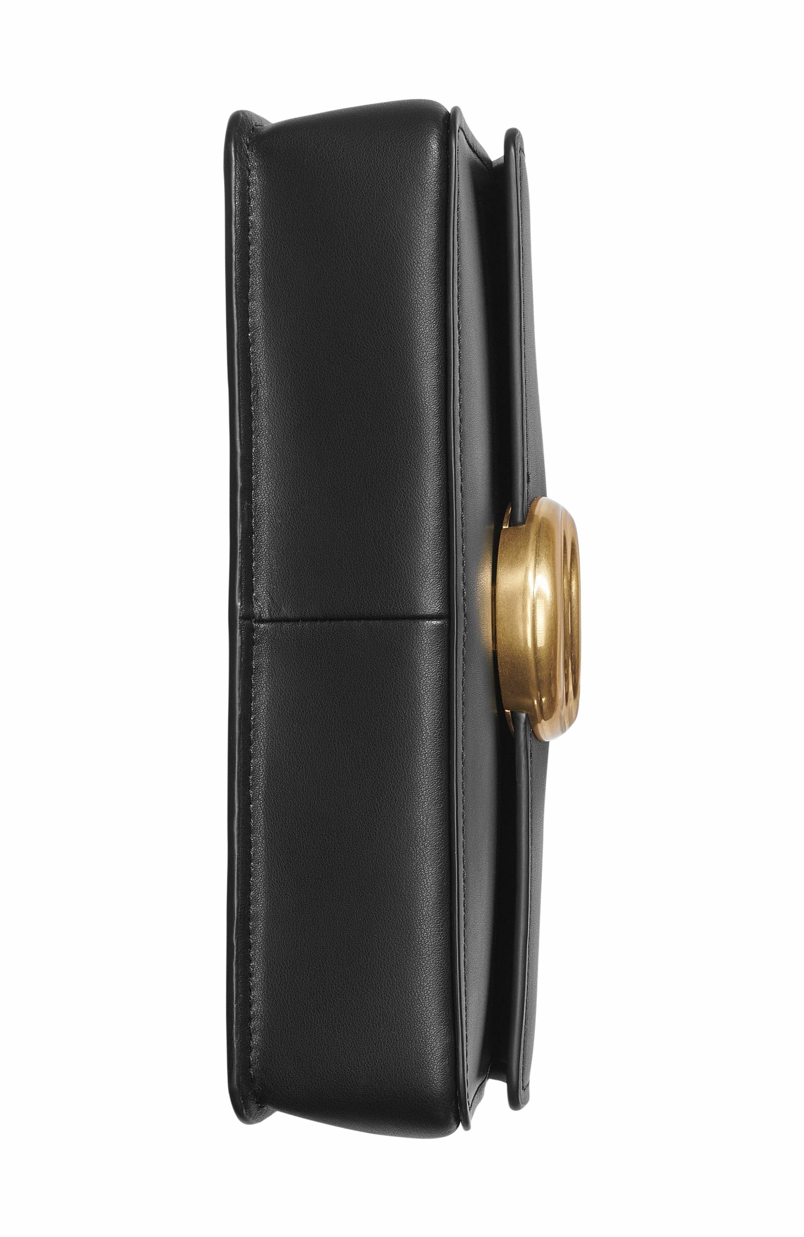 Donna Karan New York Valley Stream Convertible Shoulder, Alternate, color, Black/Gold