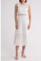 Eyelet Fit & Flare Midi Dress