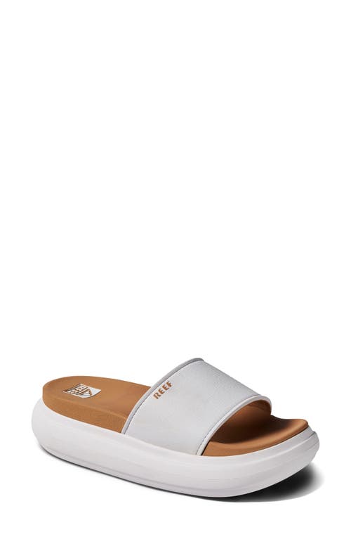 Reef Bondi Bay Platform Slide Sandal in Cloud 