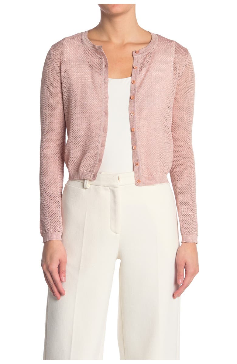 M Missoni Mesh Knit Cardigan, Main, color, 