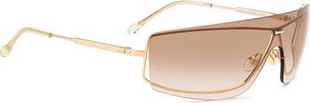 99mm Gradient Oversize Shield Sunglasses