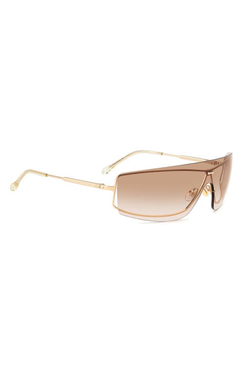 Isabel Marant 99mm Gradient Oversize Shield Sunglasses In Neutral