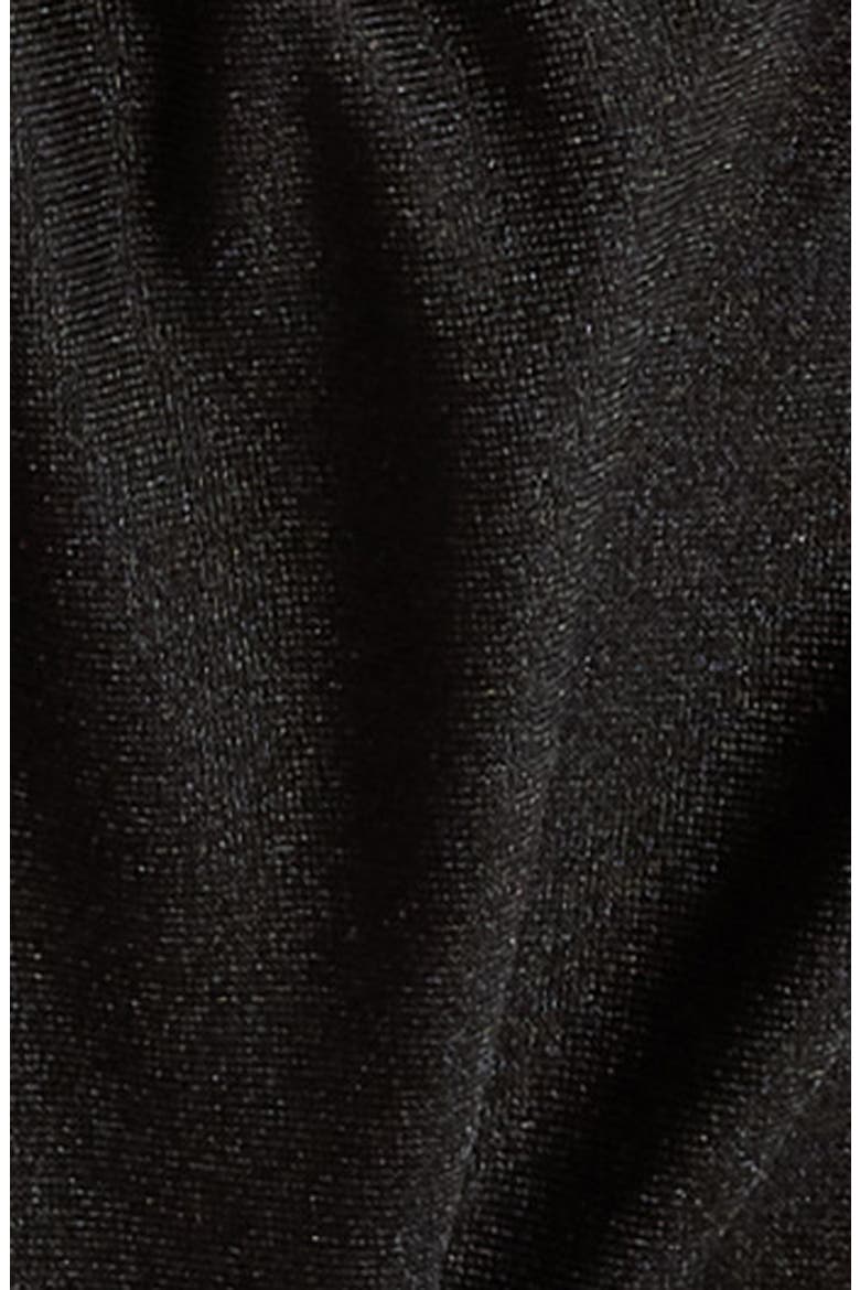 Lettuce Edge Ruched Tie Side Bikini Bottoms, Alternate, color, TWILIGHT BLACK
