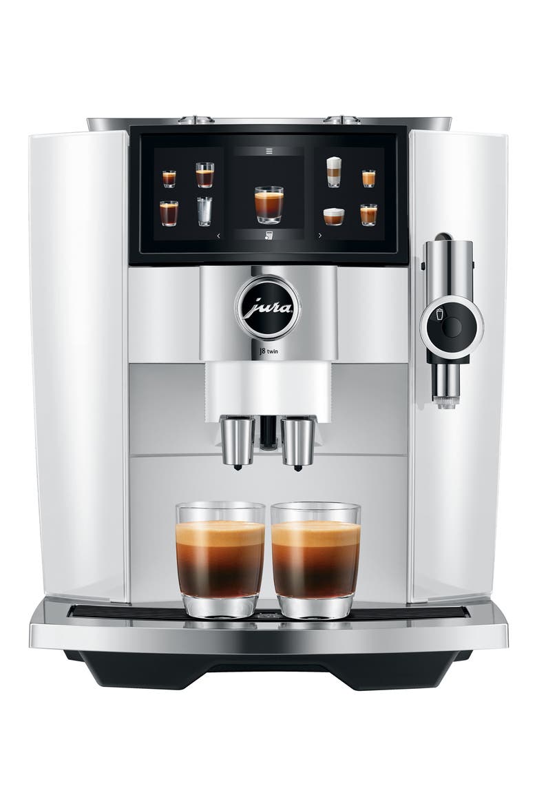 J8 twin Automatic Coffee Machine, Main, color, DIAMOND WHITE