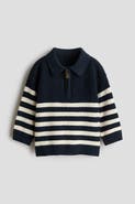 H&M Cotton-knit Polo Sweater