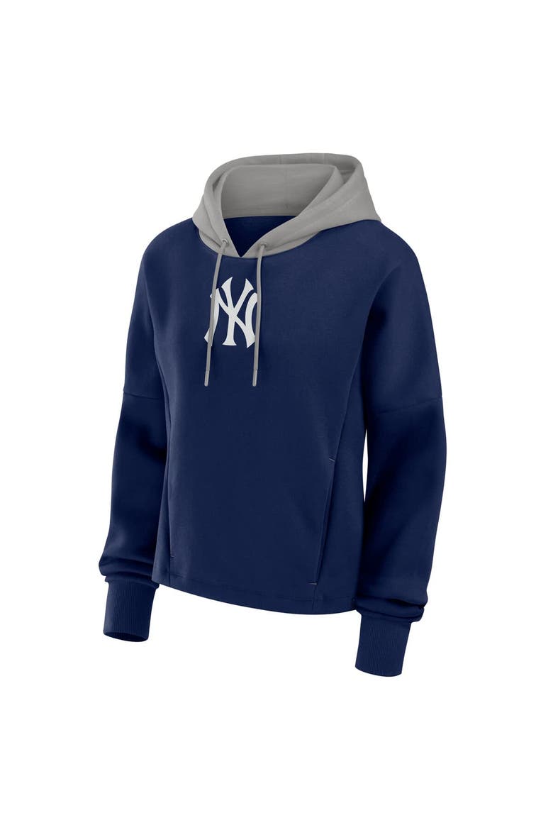 Women's Fanatics Navy New York Yankees Oversized Legacy Favorite Spectator Pullover Hoodie, Alternate, color, Navy