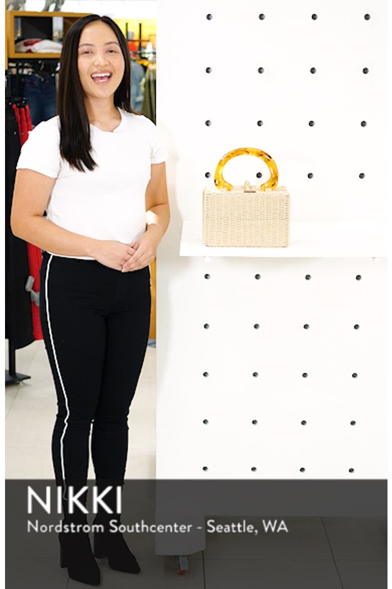 Avalon Straw Top Handle Bag video