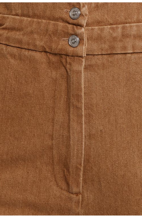 Petal And Pup Petal & Pup Vieve Denim Jumpsuit In Brown