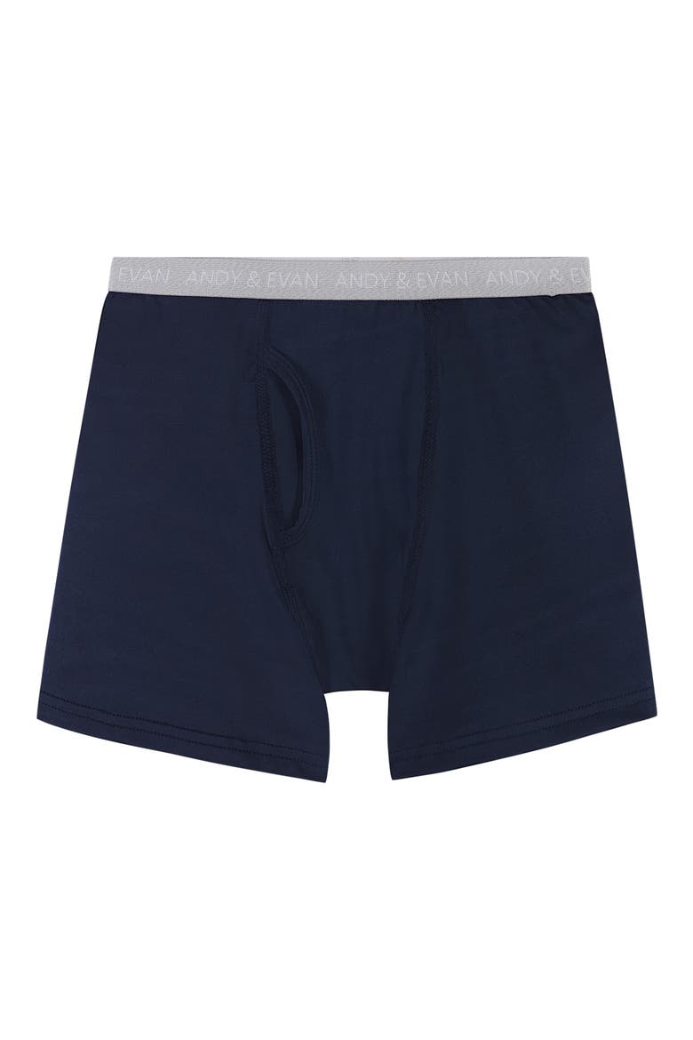 Kids' Assorted 5-Pack Boxer Briefs, Alternate, color, NAVY/ GREY