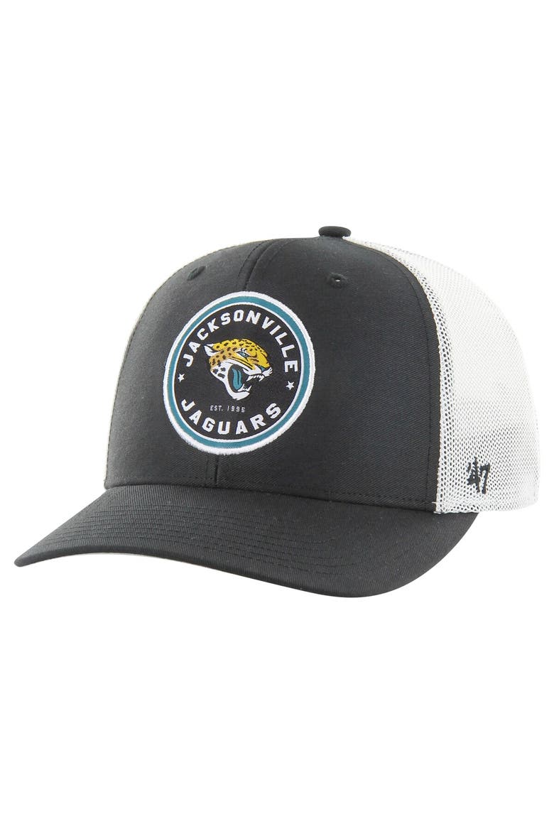 Men's '47 Black Jacksonville Jaguars Disclose Trophy Stretch Fit Hat, Main, color, Black