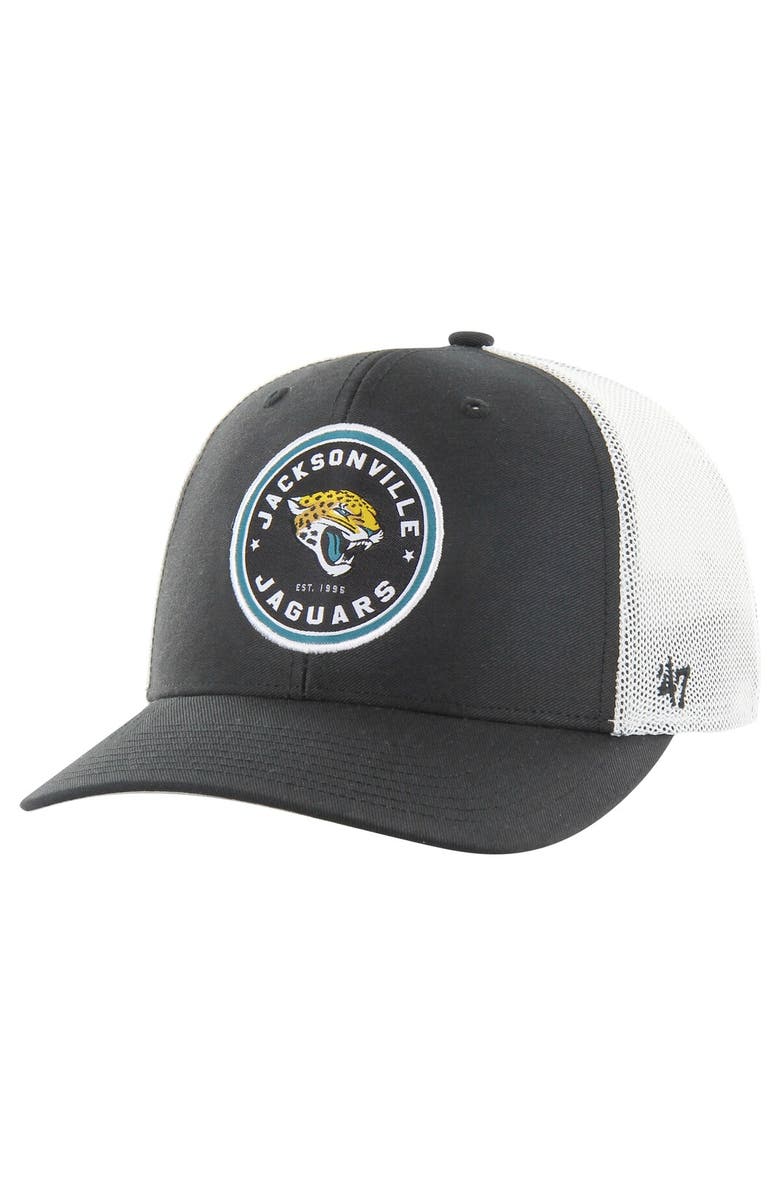 '47 Men's '47 Black Jacksonville Jaguars Disclose Trophy Stretch Fit Hat, Main, color, Black