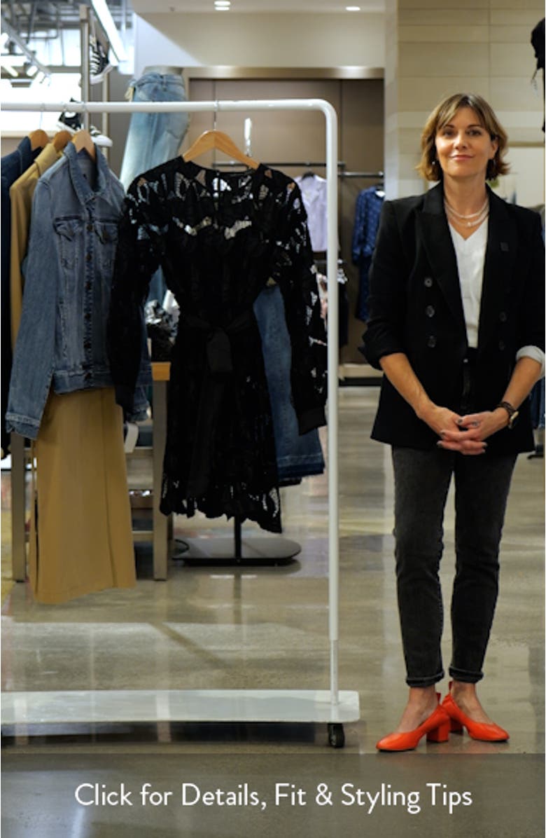 Long Sleeve Lace Minidress, sales video thumbnail