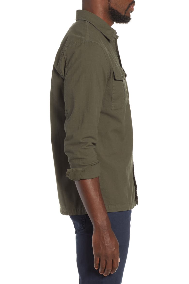 Pioneer Tri-Pocket Long Sleeve Slim Fit Shirt, Alternate, color, SULFUR OAK GROVE