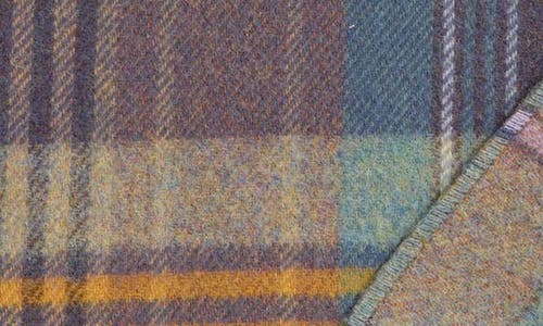 Johnstons Of Elgin Plaid Wool Throw Blanket In Multi