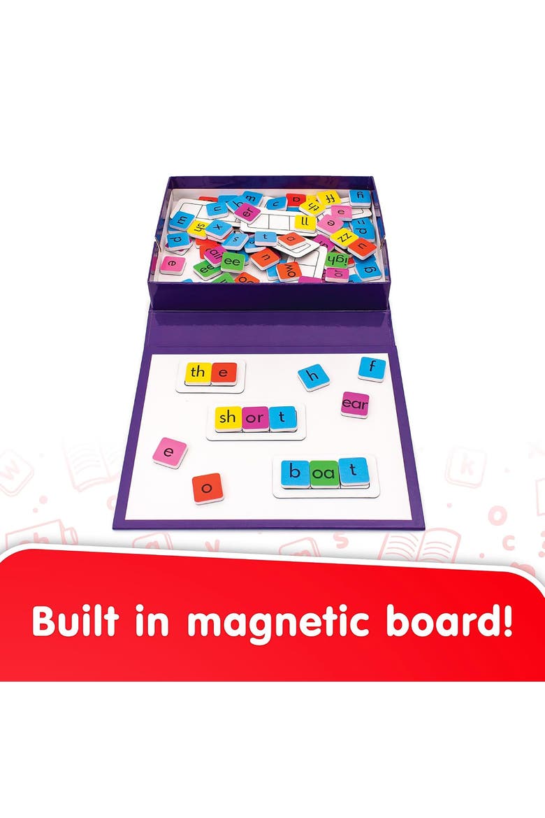 Rainbow Phonics Tiles With Builtin Magnetic Board, Alternate, color, Multicolored