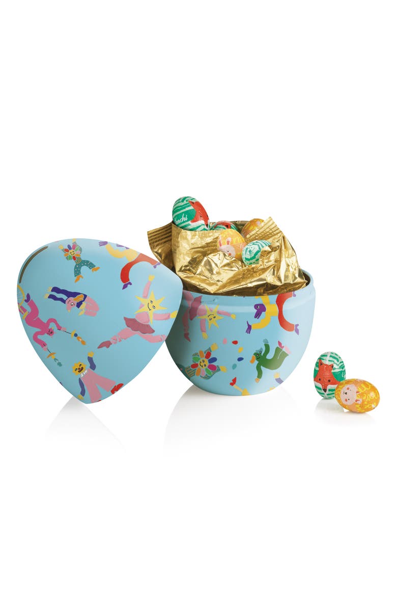 Venchi Easter Egg Tin with Chocolate Mini Eggs, Alternate, color, 