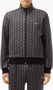 Lacoste Logo Monogram Stripe Track Jacket