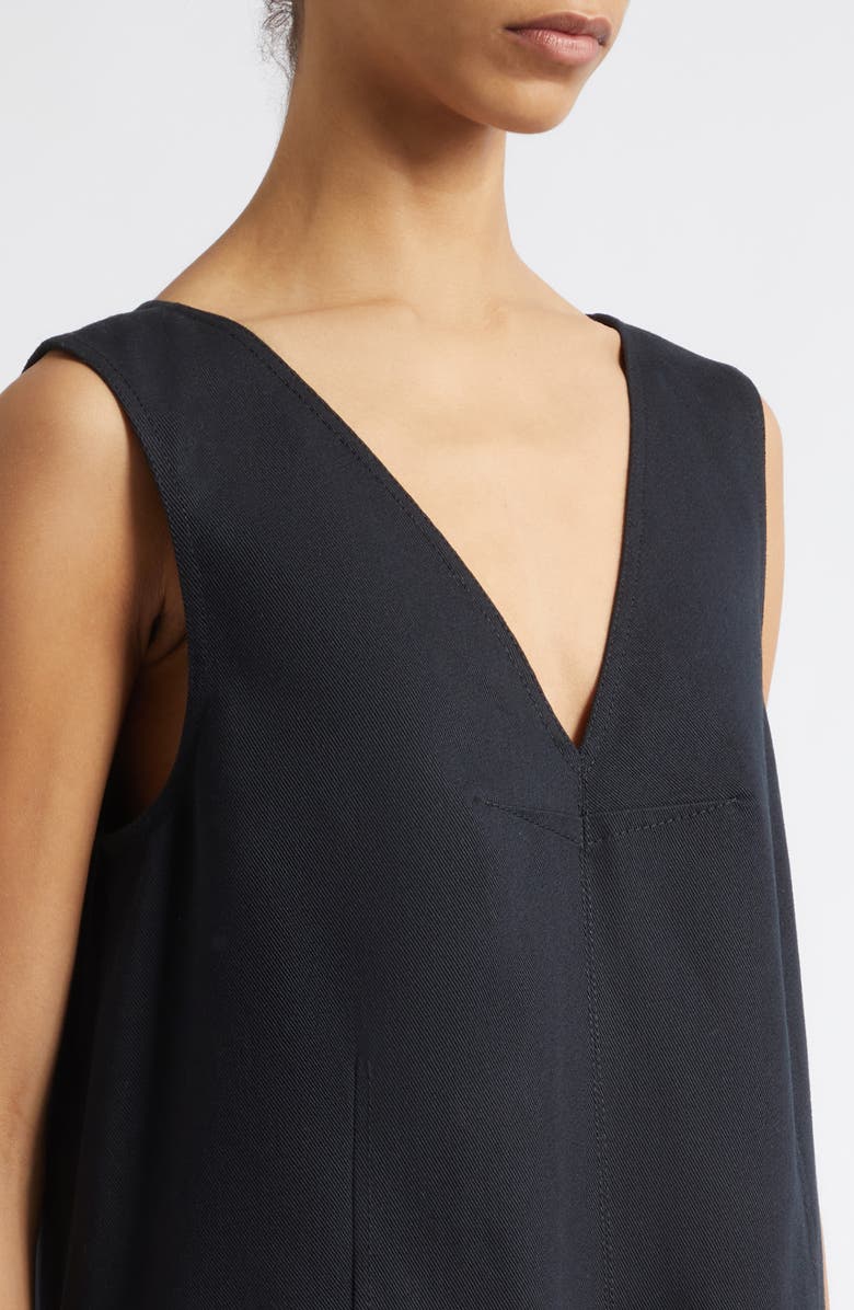 Derek Lam 10 Crosby Xander Utility Shift Dress, Alternate, color, Black