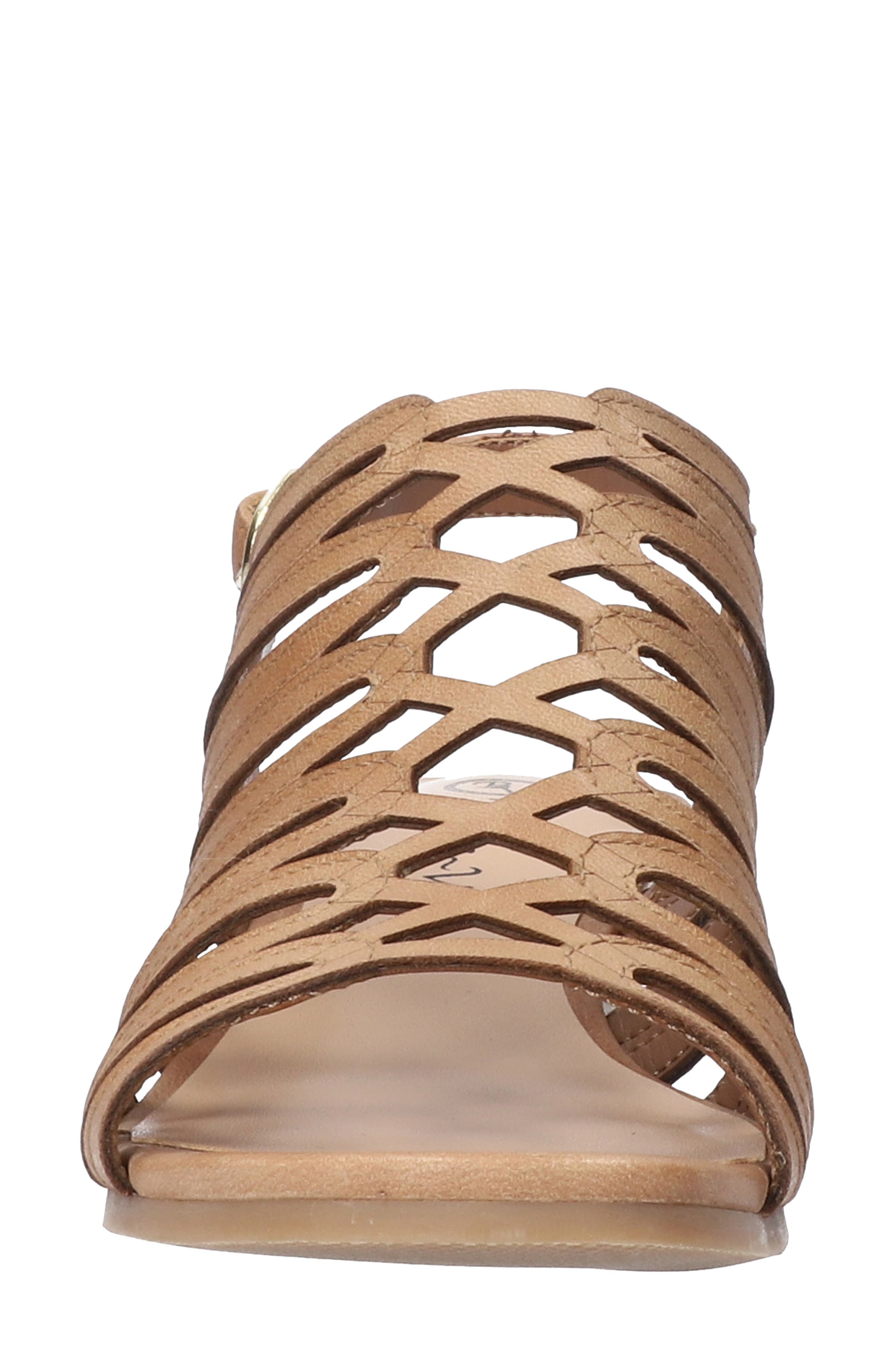 Taresa Strappy Sandal, Alternate, color, SADDLE LEATHER