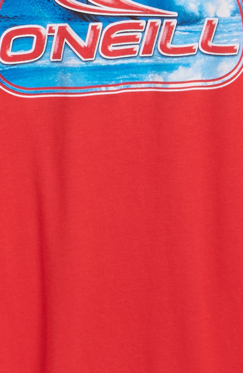 O'Neill Reef Break Cotton Graphic T-Shirt, Alternate, color, Lava Red