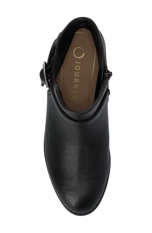 Journee Collection Devina Buckle Boot In Black