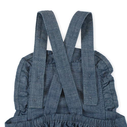 Shop Hope & Henry Baby Ruffle Sunsuit, Infant In Blue Chambray Ruffle