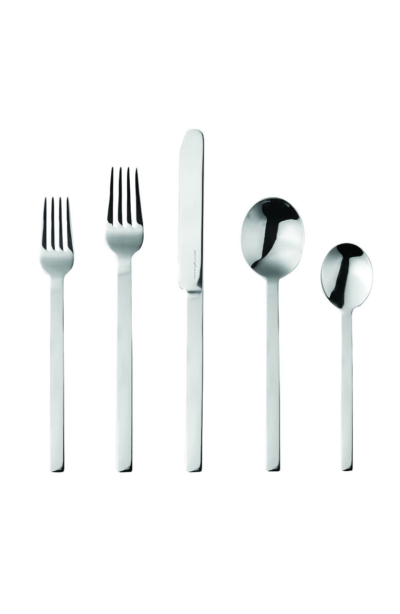 Mepra Stile By Pininfarina Flatware Set - 5 Pieces, Main, color, Silver