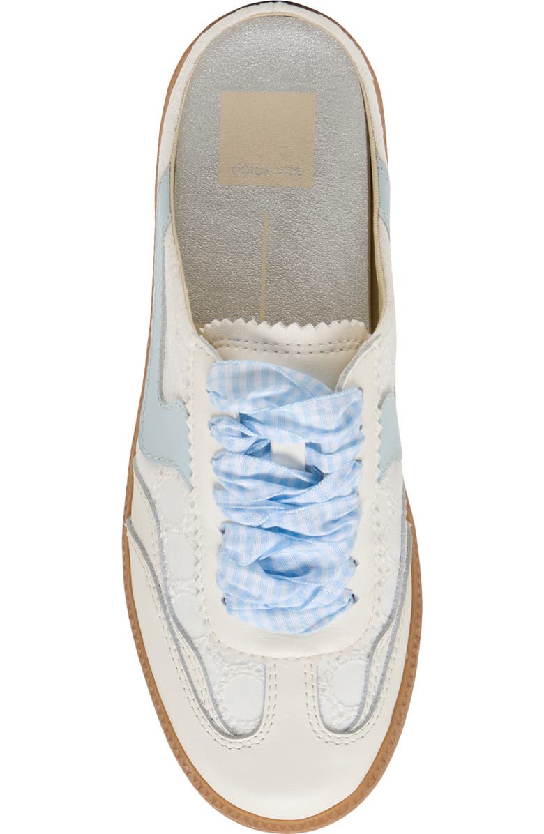 Dolce Vita Notice Mule Sneaker, Alternate, color, White/Blue Eyelet