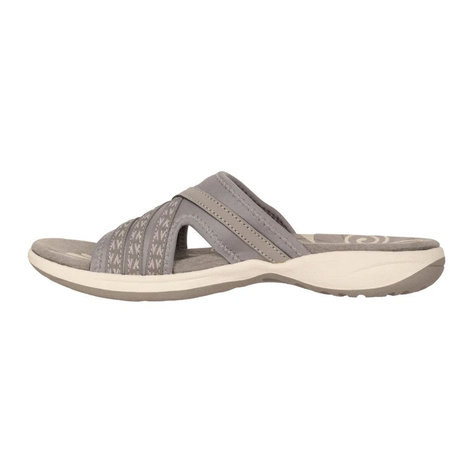 Comfort Crest Slip-on Sliders, Alternate, color, Gray