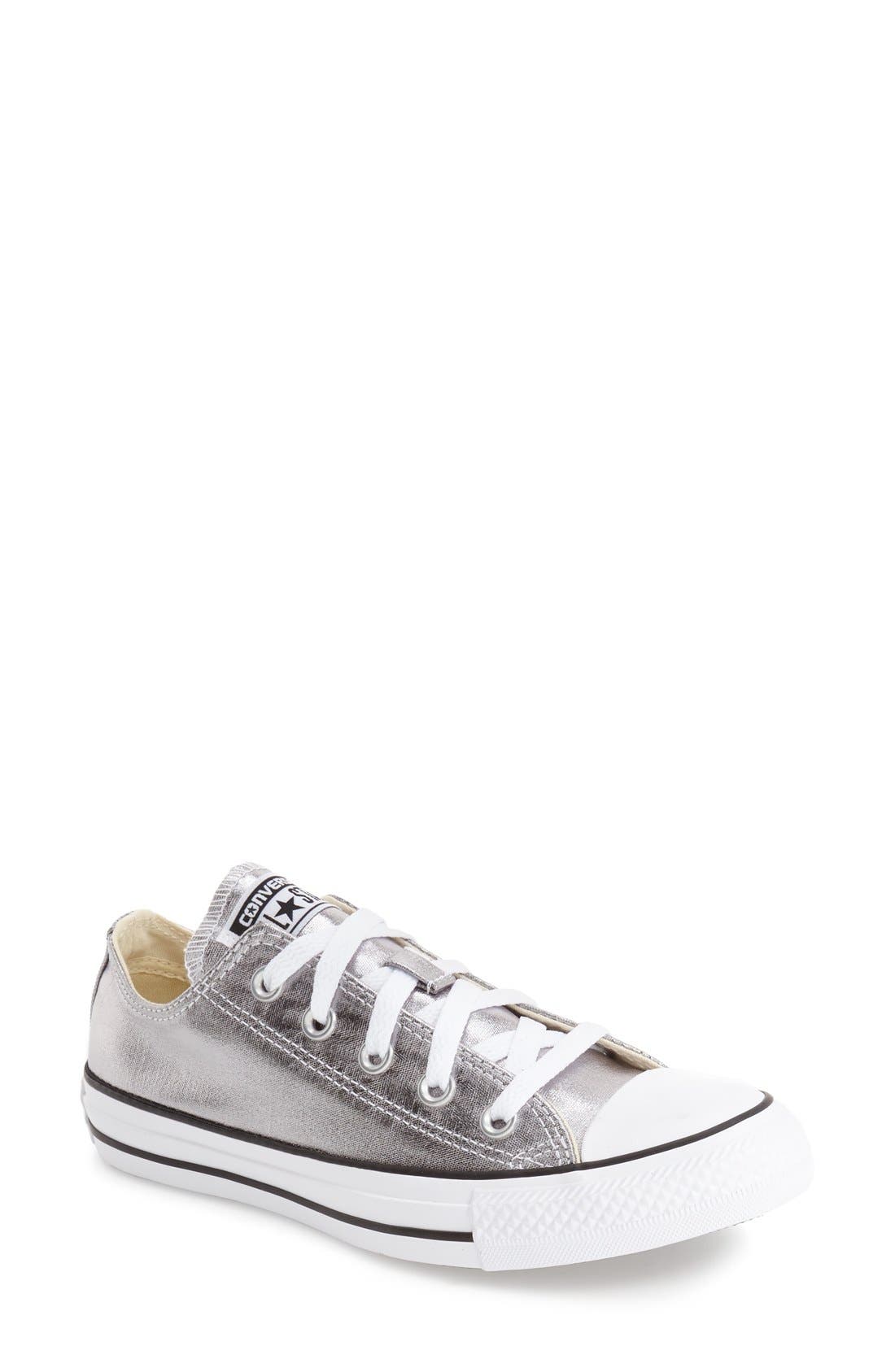 Converse Chuck Taylor<sup>®</sup> All Star<sup>®</sup> 'Ox' Metallic Low Top Sneaker, Main, color, 