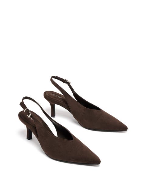 Jacs Slingback Pointed Toe Pumps