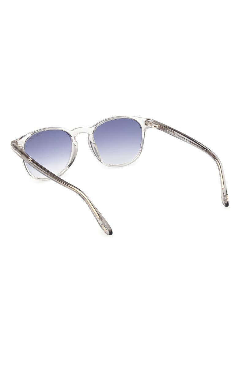 TOM FORD Holt 50mm Gradient Round Sunglasses, Alternate, color,