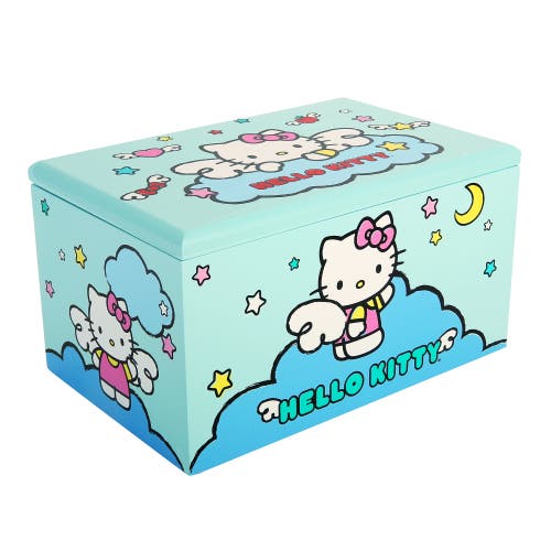Hello Kitty Cloud Jewelry Box With Tray In Blue